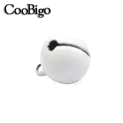 Metalna zvončića Mini zvončići za zvončiće za DIY ukrase za ručni rad Božićni novogodišnji ukrasi Macaron Boja Bakar 13 mm