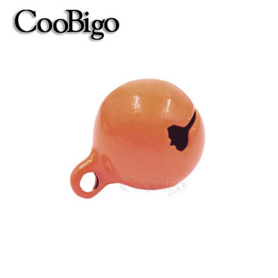 Metalna zvončića Mini zvončići za zvončiće za DIY ukrase za ručni rad Božićni novogodišnji ukrasi Macaron Boja Bakar 13 mm