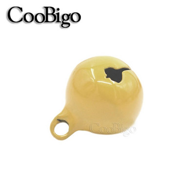 Metalna zvončića Mini zvončići za zvončiće za DIY ukrase za ručni rad Božićni novogodišnji ukrasi Macaron Boja Bakar 13 mm