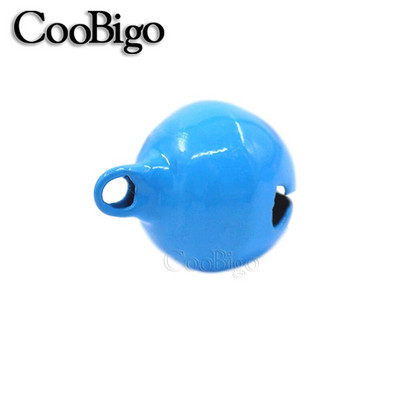 Metalna zvončića Mini zvončići za zvončiće za DIY ukrase za ručni rad Božićni novogodišnji ukrasi Macaron Boja Bakar 13 mm