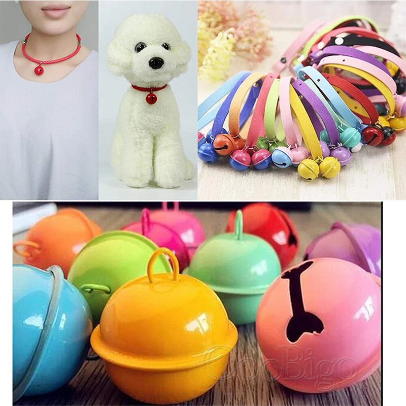 Metalna zvončića Mini zvončići za zvončiće za DIY ukrase za ručni rad Božićni novogodišnji ukrasi Macaron Boja Bakar 13 mm