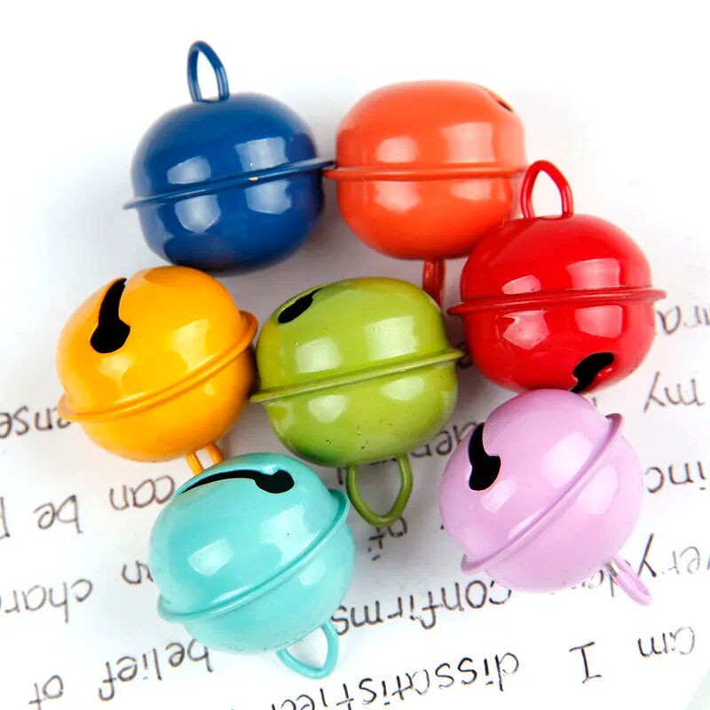 22 mm 6 gab. Jauns metāla zvans, apaļa forma vara formas, zvana zvani, kas paredzēti šarmam zvaniņiem, kaklarota, piemērota festivālam/ballītei/mājdzīvnieka kaklarota