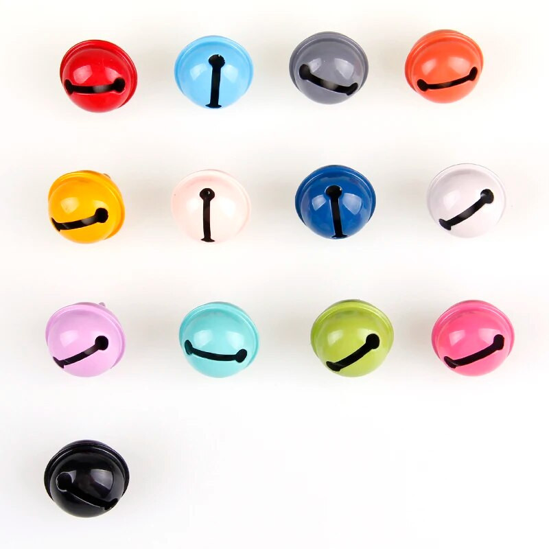 22 mm 6 gab. Jauns metāla zvans, apaļa forma vara formas, zvana zvani, kas paredzēti šarmam zvaniņiem, kaklarota, piemērota festivālam/ballītei/mājdzīvnieka kaklarota