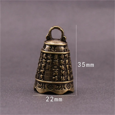 Retro mjedeni privjesak Zvončići Božićni ukras Rog Zvono vjetra Viseći sat Mali bakreni pribor DIY Privjesak za ključeve Nakit Dodaci