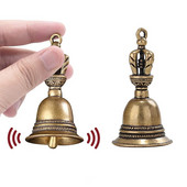 Žalvario rankdarbių varpelis metalinis skambučio varpai signalizacijos rankinis aptarnavimas Skambutis Stalinis varpas arbata vakarienė varpelis bronzinis Kalėdų varpas