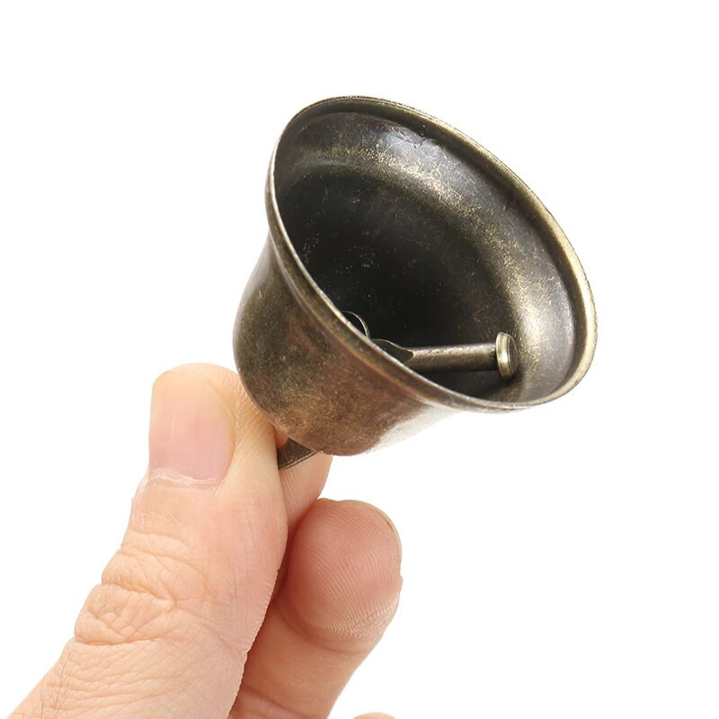 20 kom/set 38 mm mesingani božićni ukrasi zvončići, privjesci za kućne ljubimce koji vise za festivalsku zabavu Izrada ukrasa zvončića