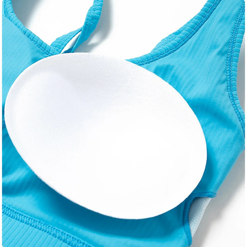 Új Thread jóga gyakorlóruha női keresztpántos hátsó melltartó Szexi V derék leggings szett Légáteresztő futófeszes fitnesz sport szett