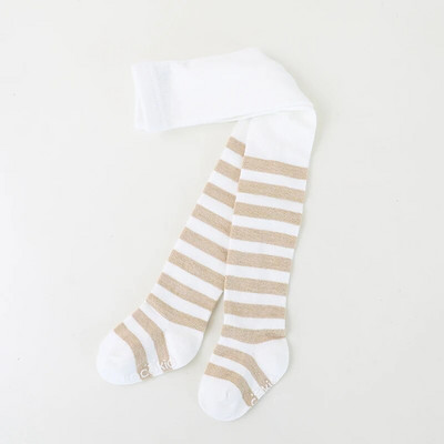 Vintage crne/zlatne pruge najlonske čarape za školarke, jesenske mornarske najlonske čarape za djevojčice, male čarape, dječje tajice, dječje najlonske čarape