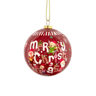 1vnt Kalėdiniai rutuliai Kalėdų eglutės papuošalai Kamuolys Kalėdų kabantys eglutės pakabukai Namų vakarėlio dekoras 2022 Naujųjų metų dovana Noel Navidad