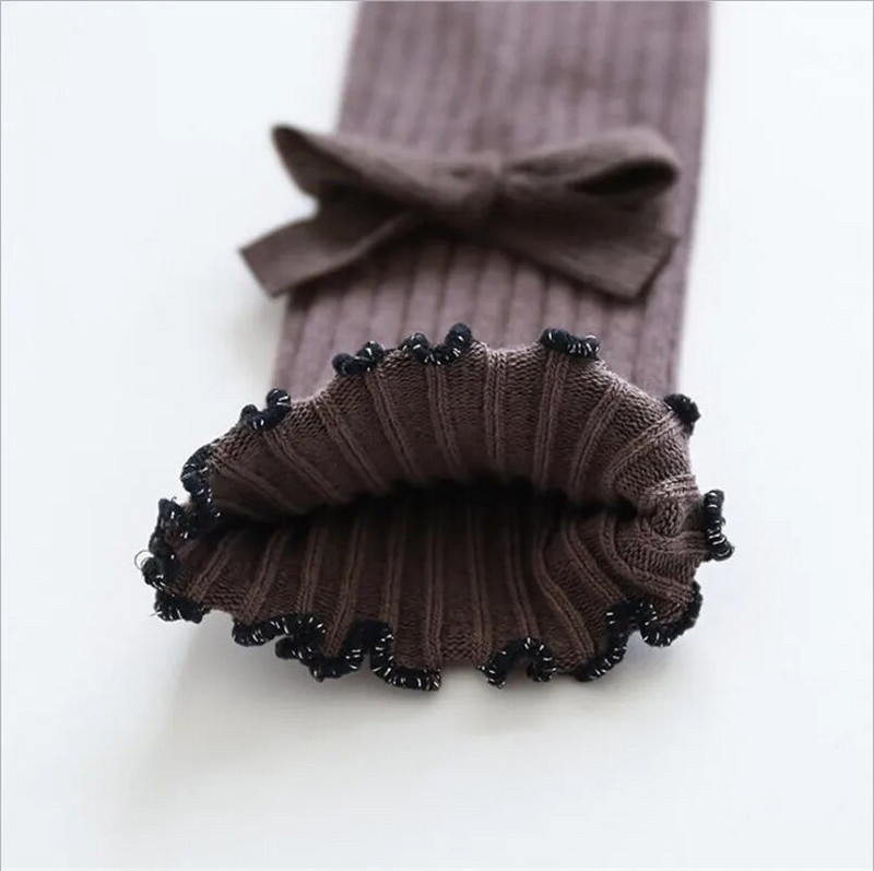 Vintage jednofarebné prúžky pre dojčatá, jarné a jesenné legíny pre batoľatá s mašľou a dizajnom princeznovského spodného oblečenia, vianočný darček