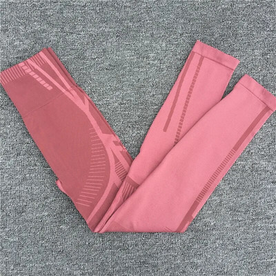 Naiste varrukateta jõusaali joogakomplekt Geo Seamless Sport Treening Rinnahoidja ülikond 2 tk Fitness Crop Tank Top kõrge vöökohaga püksid