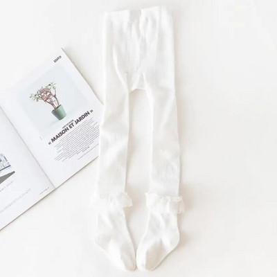 2021. aasta sügistalvine tüdrukute soojad sukkpüksid, pitspüksid, imikutele, pehmest puuvillast kootud sukkpüksid, odavad riided