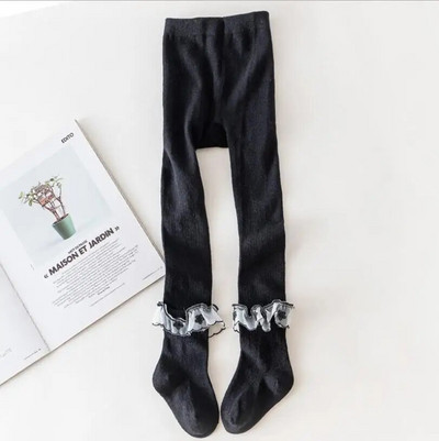 2021. aasta sügistalvine tüdrukute soojad sukkpüksid, pitspüksid, imikutele, pehmest puuvillast kootud sukkpüksid, odavad riided