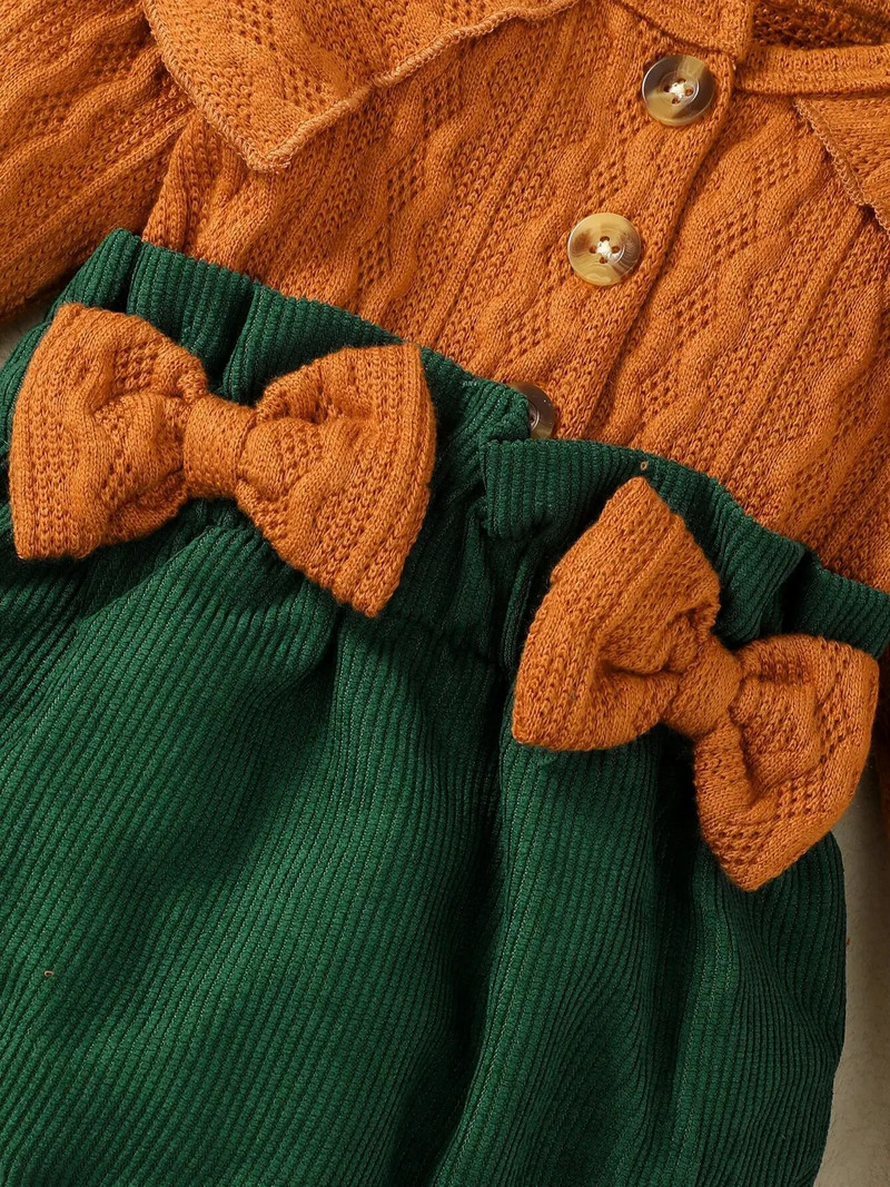 0-2 éves újszülött baba lányok alsónadrág tavaszi ősz tél nyitott hajtóka, hosszú ujjú színben illő aranyos tipegő kombiné