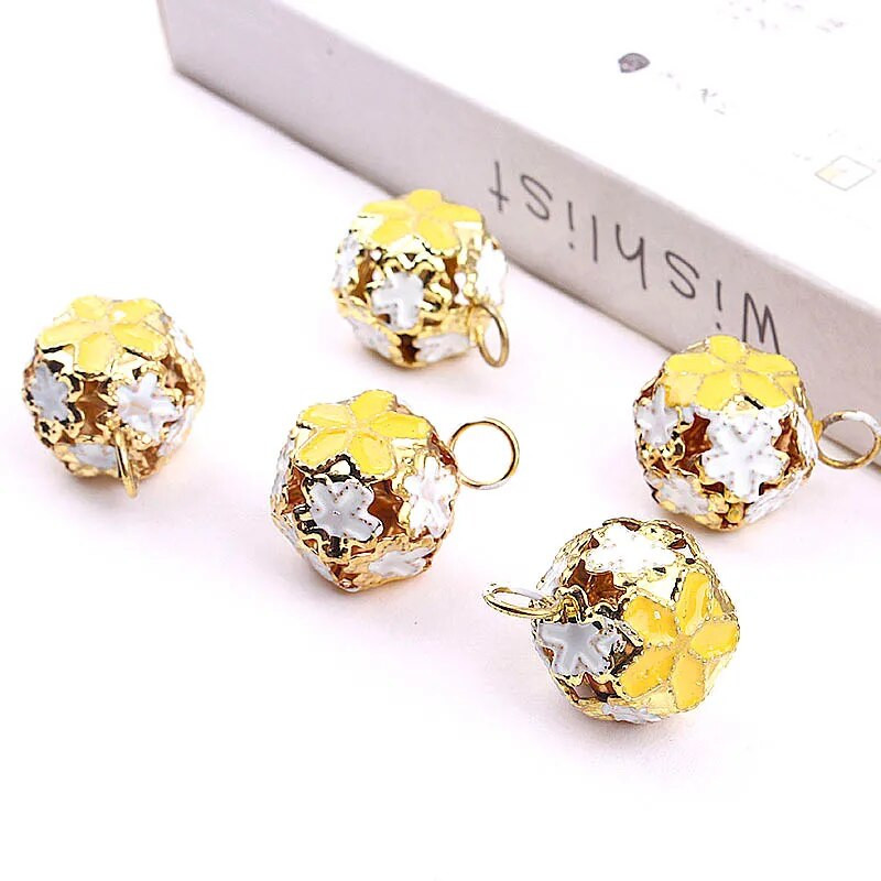 10/20 KOM 14 mm šarena zvona Božićni ukrasi Privjesci Zvona za kućne ljubimce DIY rukotvorine zvona za božićno drvce Ručno izrađeni dodaci LDY008