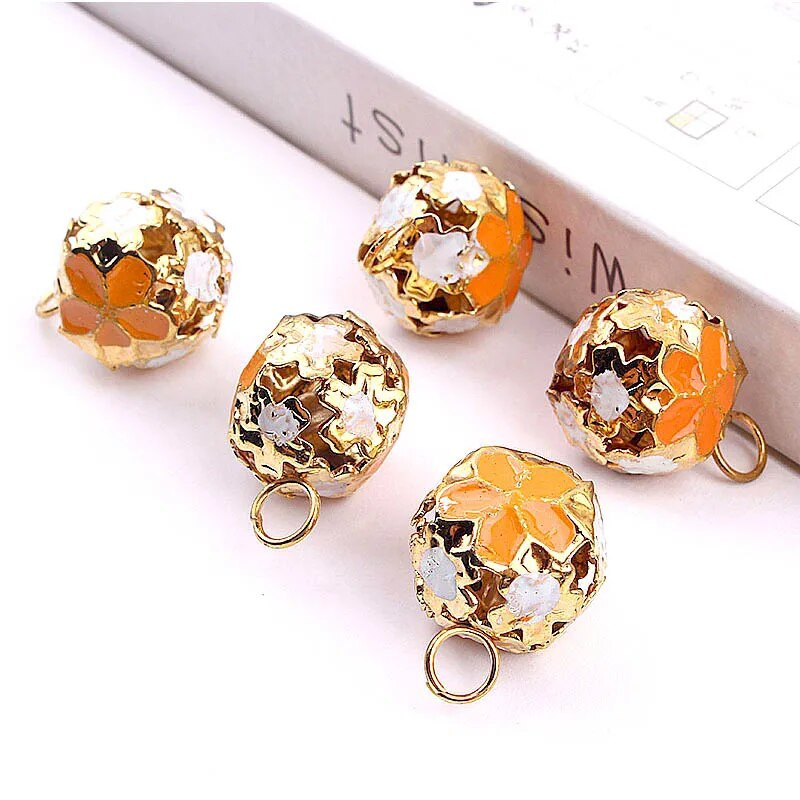 10/20 KOM 14 mm šarena zvona Božićni ukrasi Privjesci Zvona za kućne ljubimce DIY rukotvorine zvona za božićno drvce Ručno izrađeni dodaci LDY008