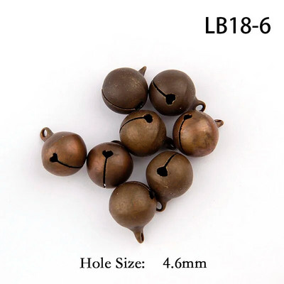 6-22 mm bakreni antikni brončani privjesak s otvorenim božićnim zvončićima, ručno rađeni dodaci za DIY rukotvorine