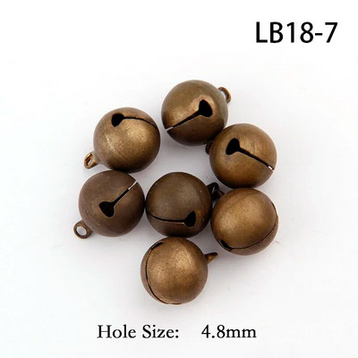 6-22 mm bakreni antikni brončani privjesak s otvorenim božićnim zvončićima, ručno rađeni dodaci za DIY rukotvorine