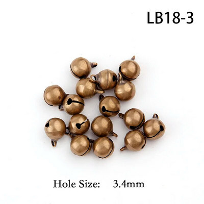 6-22 mm bakreni antikni brončani privjesak s otvorenim božićnim zvončićima, ručno rađeni dodaci za DIY rukotvorine