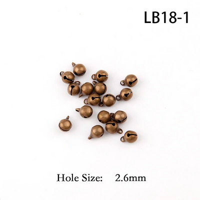 6-22 mm bakreni antikni brončani privjesak s otvorenim božićnim zvončićima, ručno rađeni dodaci za DIY rukotvorine