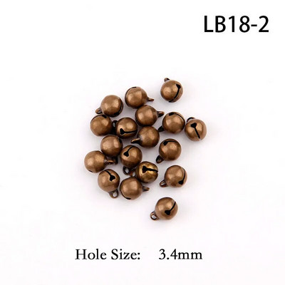 6-22 mm bakreni antikni brončani privjesak s otvorenim božićnim zvončićima, ručno rađeni dodaci za DIY rukotvorine