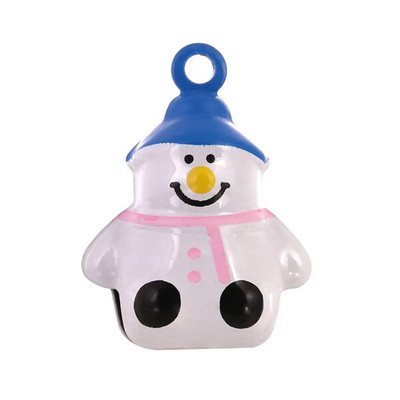 10 komada šarenog mini smiješnog metalnog zvona u više oblika, slatkog snjegovića, zvončića od bundeve, dječjih privjesaka, poklona za Božić, Noć vještica