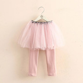 Tajice za djevojčice, modne mrežaste pređe, jednobojna suknja za malu djecu, novorođenče, ležerne Joker hlače, dječje jesenske nove tajice 2-10 godina