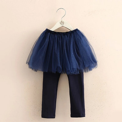 Tajice za djevojčice, modne mrežaste pređe, jednobojna suknja za malu djecu, novorođenče, ležerne Joker hlače, dječje jesenske nove tajice 2-10 godina