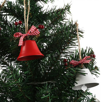 Нова коледна камбанка с висулка Коледна елха Висящи звънчета Декор Метални звънчета Коледна атмосфера Декор Начало Фестивал Парти консумативи