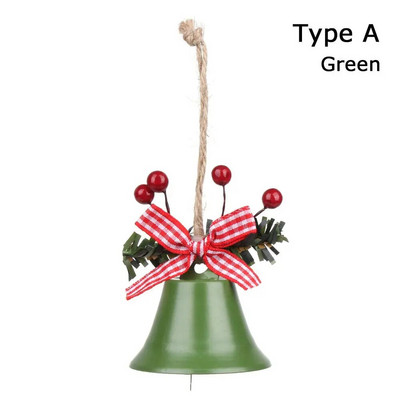 Novo božićno zvono, privjesak, božićno drvce, viseća zvončića, metalna zvončića, božićna ambijentalna dekoracija, potrepštine za zabavu u kući