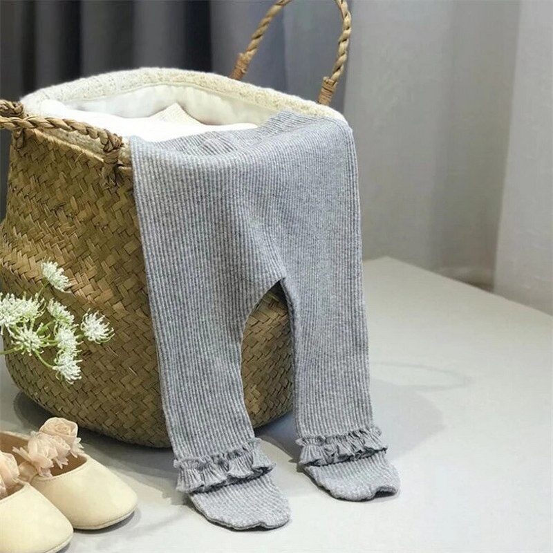 0-24M hlačice za novorođenčad s volanima Čipkaste dječje tajice za djevojčice najlonske hlače s prugama za malu djecu, dječja torba Hlačice Čak i čarape