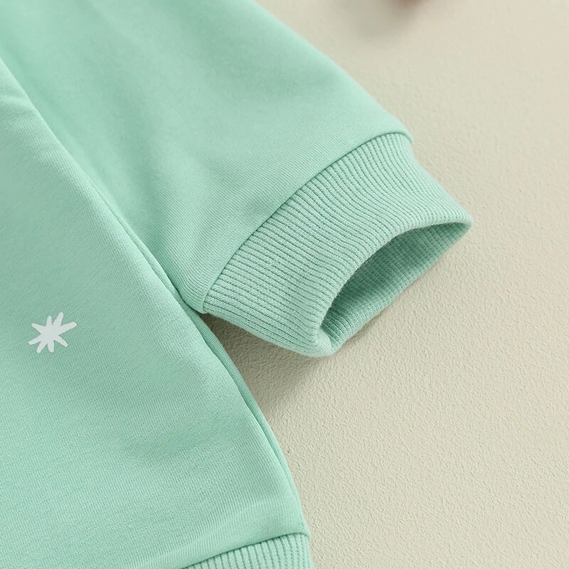 Ziemassvētki, mazuļi, meitenes, zēni, sporta krekli, bikses, apģērbi, burti Ziemassvētku vecīša sniegpārsliņa, apdruka ar apkakli, garām piedurknēm, mazuļu Ziemassvētku bodi