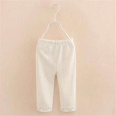 Vaikams Mergaitėms Nėriniai Medvilniniai Priežastys Liekni antblauzdžiai Vaikų mada Pavasaris Vasara Ruduo 3 spalvų princesės antblauzdžiai 2-10 metų