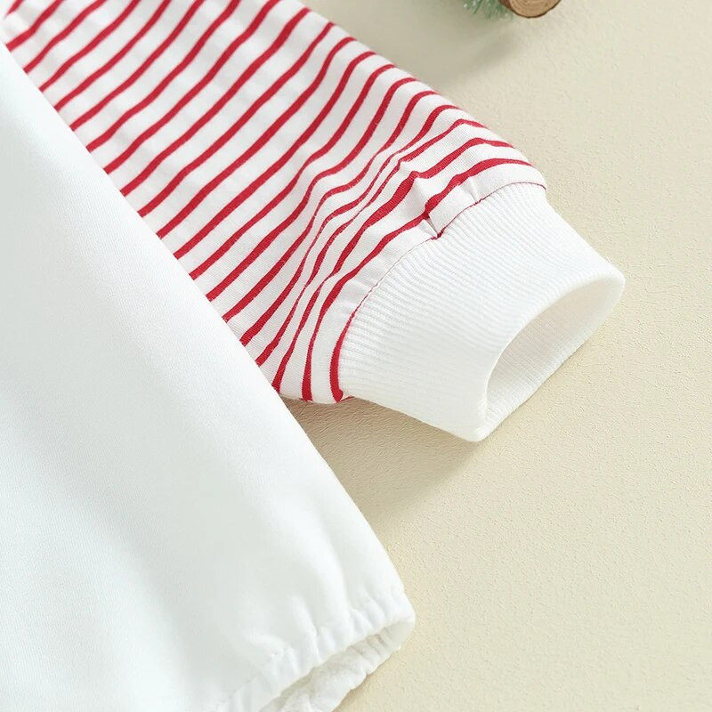 0-18 M Ziemassvētki Jaundzimušajiem Zēniem Zēniem Meiteņu bikses ar garām piedurknēm burtu izšuvumi brīvi džemperi, kombinezoni, kombinezoni, apģērbi