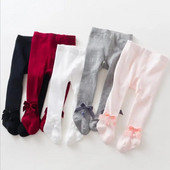 Prekrasne udobne baršunaste najlonske čarape za djevojčice s pompom i dizajnom za djevojčice Proljeće jesen Dječje pamučne pletene tajice za djevojčice čarape