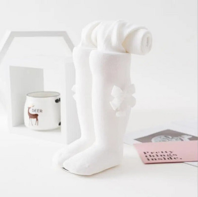 Prekrasne udobne baršunaste najlonske čarape za djevojčice s pompom i dizajnom za djevojčice Proljeće jesen Dječje pamučne pletene tajice za djevojčice čarape