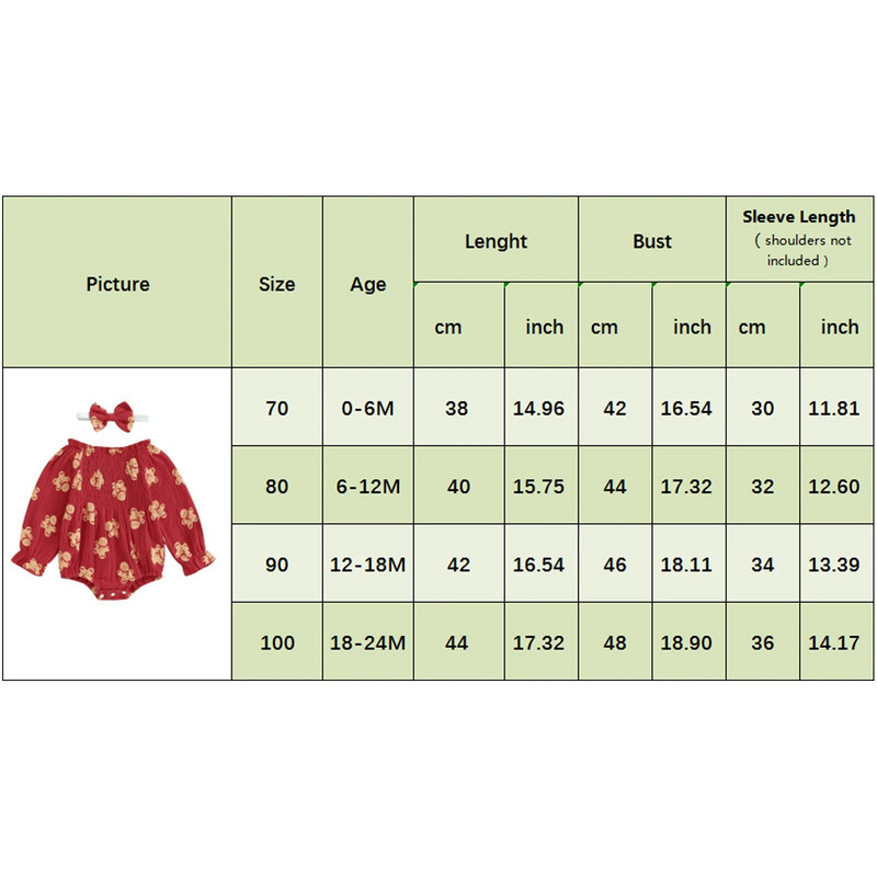 2023. gads, jaundzimušajām meitenēm, Ziemassvētku bikses, drēbes, sarkanas kokvilnas lina volāni, piparkūku apdrukas, kombinezoni, galvassegas, Ziemassvētku tērpi