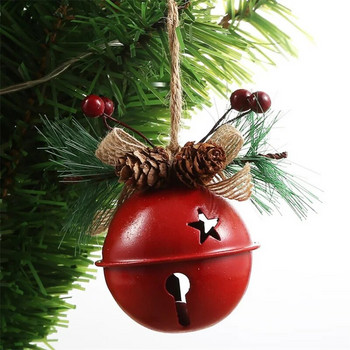 Σιδερένιο κουδούνι Διακοσμητικό χριστουγεννιάτικο δέντρο Μπαλάκι μπαλίτσα Χριστουγεννιάτικο πάρτι Κρεμαστό στολίδι μπάλα Κρεμαστό Κρεμαστό Χριστουγεννιάτικο Δώρο Διακόσμηση