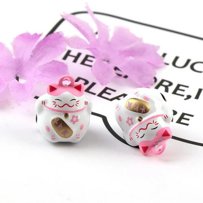 2 kom. 7 dizajna šarenih bakrenih slatkih mačaka otvorenih božićnih zvona privjesak ručno rađenih dodataka za DIY rukotvorine