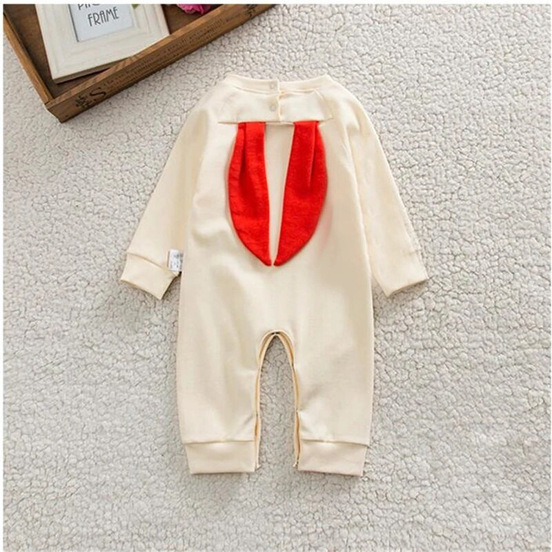 Dječje štrample, proljetne, dugih rukava, novorođenčad, dječak, djevojčica, zeko, pamučne kombinezone za igru, odjeća za bebe, slatka odjeća 0-24 m.