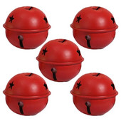 5gab Ziemassvētku zvaniņi Vintage dzelzs zvani Ziemassvētku eglīšu rotājumi DIY Ziemassvētku rotājumi Amatniecība rotaslietas aksesuāri