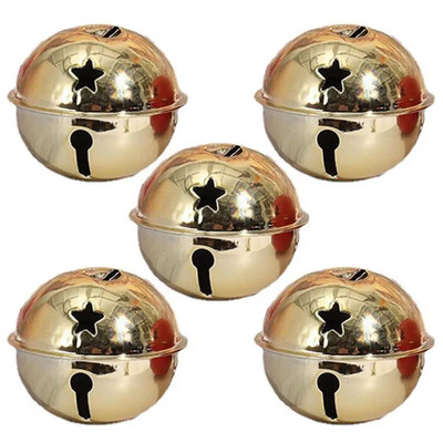 5gab Ziemassvētku zvaniņi Vintage dzelzs zvani Ziemassvētku eglīšu rotājumi DIY Ziemassvētku rotājumi Amatniecība rotaslietas aksesuāri