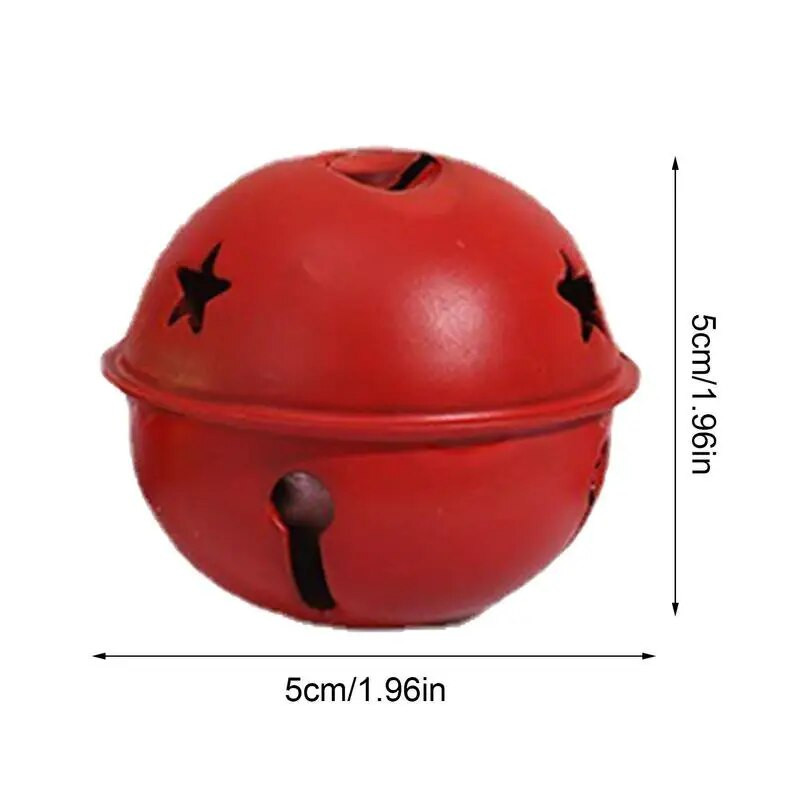 5gab Ziemassvētku zvaniņi Vintage dzelzs zvani Ziemassvētku eglīšu rotājumi DIY Ziemassvētku rotājumi Amatniecība rotaslietas aksesuāri