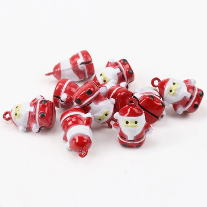 5 komada Jingle Bells Božićni ukras za starca Metalno zvono za kućnu zabavu, privjesak za drvce 27 mm MZ379