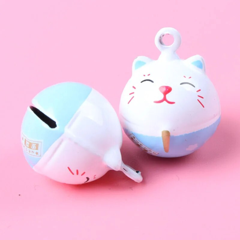 Jingle Bells Mix Lucky Cat Iron Loose Beads Small for Party Ukrasi za božićno drvce Kućni dodaci 1kom 20x17mm