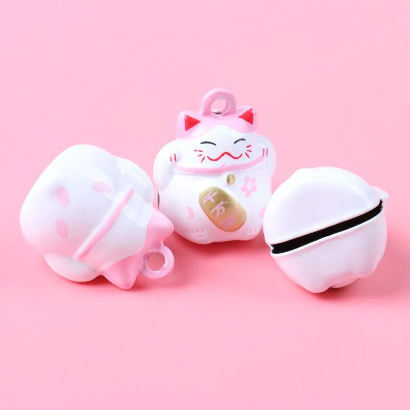 Jingle Bells Mix Lucky Cat Iron Loose Beads Small for Party Ukrasi za božićno drvce Kućni dodaci 1kom 20x17mm