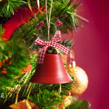 Κλασικό χριστουγεννιάτικο κουδούνι μεταλλικό κουδούνι στολίδι Κρεμαστό δέντρο για το σπίτι