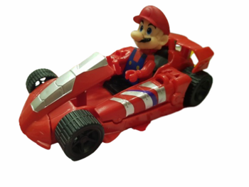 Фигурка Ahelos, Super Mario-Марио, С количка, 10х9 см, Без кутия