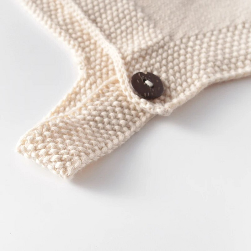 Odjeća za dječake, zimski miš, cvjetni vez, kombinezon za djevojčice, topli pleteni kombinezon za princezu, dječji komplet odjeće, odijelo