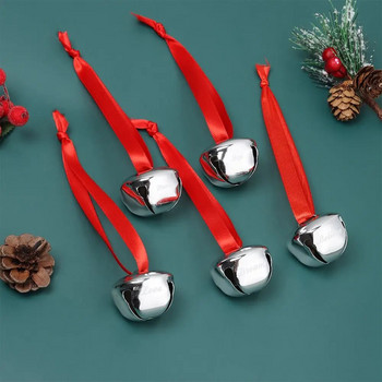 Χριστουγεννιάτικο στολίδι 15 ιντσών με καμπάνα έλκηθρο Bells Polar Express Bell Printed Believe Joy Bells για χειροτεχνία διακόσμηση χριστουγεννιάτικου δέντρου